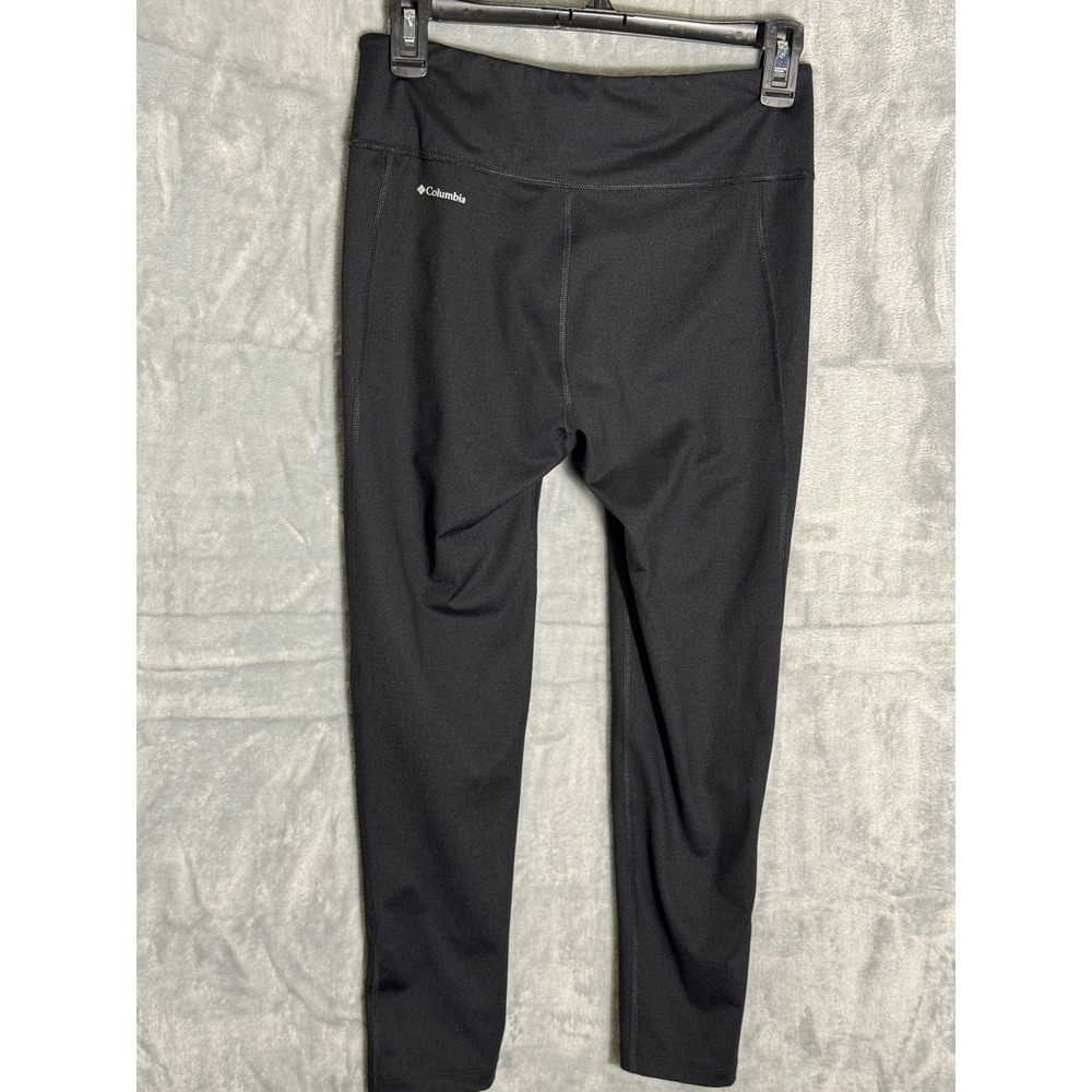 Columbia Omni-Wick Leggings Womens Small Black Activewear Cropped Tights - Picture 2 of 8